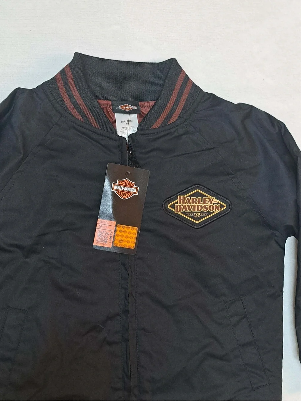 Harley-Davidson Toddler Bomber Jacket - Toddler Kids Size 4/5